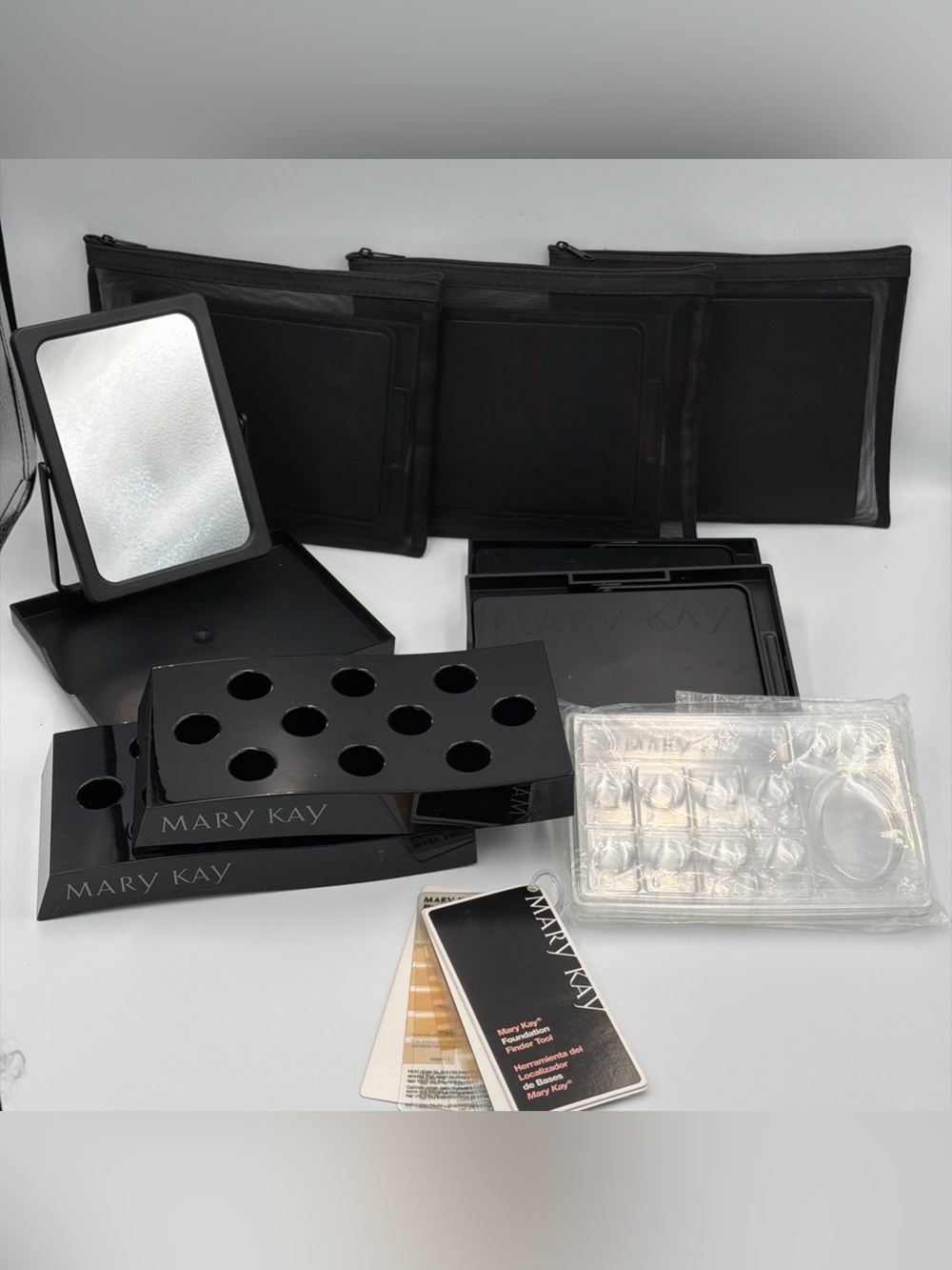 Mary Kay Lot Mirrors Lipstick Holders Sample Trays Bags Foundation Tool